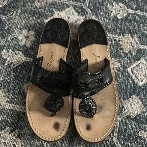 Black original Jack rogers
